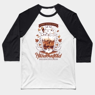 Artisanal Kitten Tea - Cute Bubble Cats Baseball T-Shirt